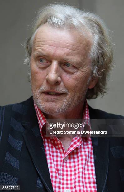 Actor Rutger Hauer attends ' I've Seen Films' Photocall held at Palazzo Marino on June 16, 2009 in Milan, Italy.