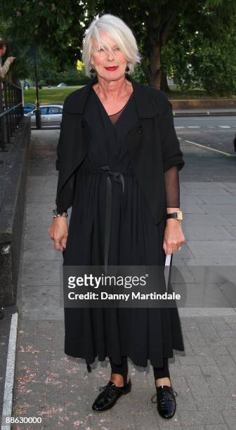 Betty Jackson attends the Royal College of Art Fashion Gala Reception at The Royal College of Art on June 11, 2009 in London, England.