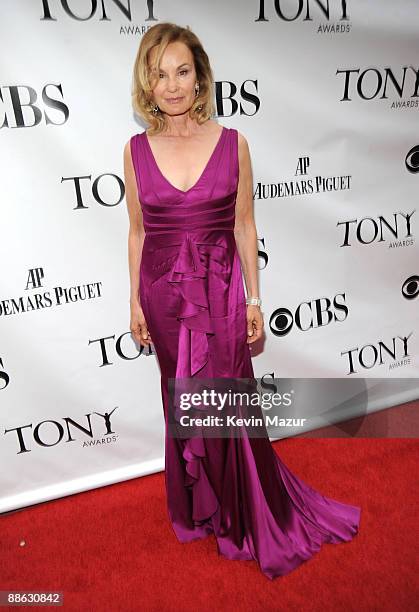 Jessica Lange attends the 63rd Annual Tony Awards at Radio City Music Hall on June 7, 2009 in New York City.