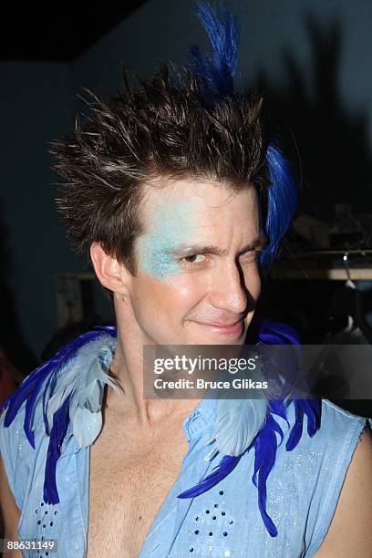 Gavin Creel poses at "BROADWDAY BARES 19.0: CLICK IT!"on Broadway at Roseland on June 21, 2009 in New York City.