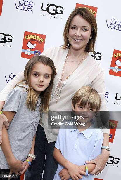 Christa Miller and family arrive to The 3rd Annual Kidstock Music and Arts Festival at Greystone Mansion on May 31, 2009 in Beverly Hills, California.