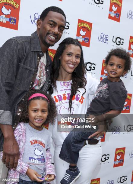 Bill Bellamy and family arrive to The 3rd Annual Kidstock Music and Arts Festival at Greystone Mansion on May 31, 2009 in Beverly Hills, California.