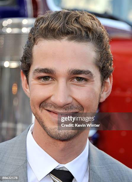 Actor Shia LaBeouf arrives at the premiere of Dreamworks' "Transformers: Revenge Of The Fallen" held at Mann Village Theatre on June 22, 2009 in Los...