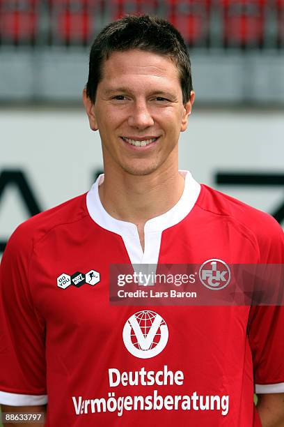 Jiri Bilek poses during the 1. FC Kaiserslautern team presentation on June 22, 2009 in Kaiserslautern, Germany.