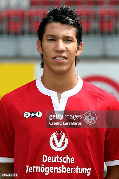 Marcel Correia poses during the 1. FC Kaiserslautern team presentation on June 22, 2009 in Kaiserslautern, Germany.