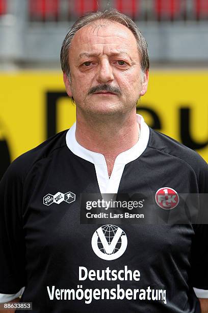 Wolfgang Wittich poses during the 1. FC Kaiserslautern team presentation on June 22, 2009 in Kaiserslautern, Germany.