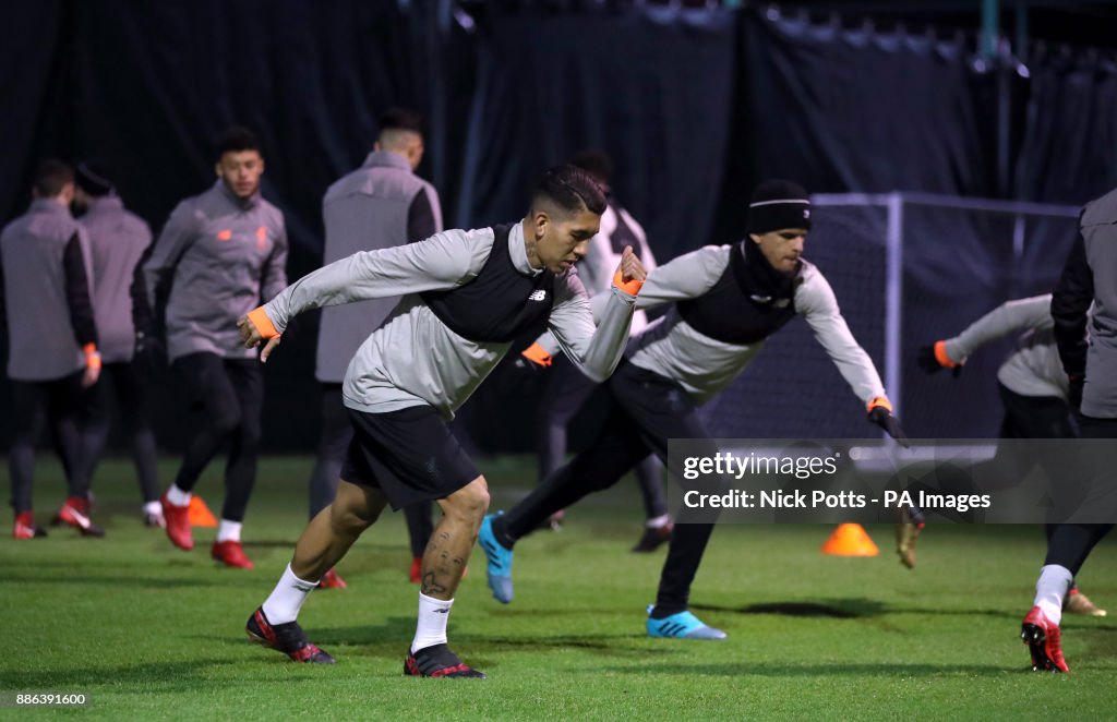 Liverpool Training Session - Melwood Training Ground