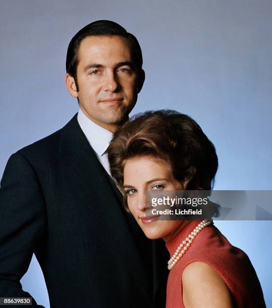 The King and Queen of Greece, photographed in the Studio on 17th November 1971. .