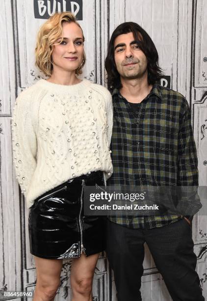 Actress Diane Kruger and director Fatih Akin attend the Build Series to discuss the new film 'In the Fade' at Build Studio on December 5, 2017 in New...