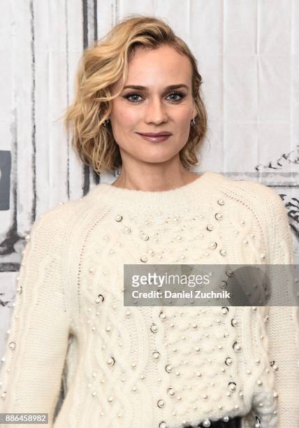 Actress Diane Kruger attends the Build Series to discuss the new film 'In the Fade' at Build Studio on December 5, 2017 in New York City.