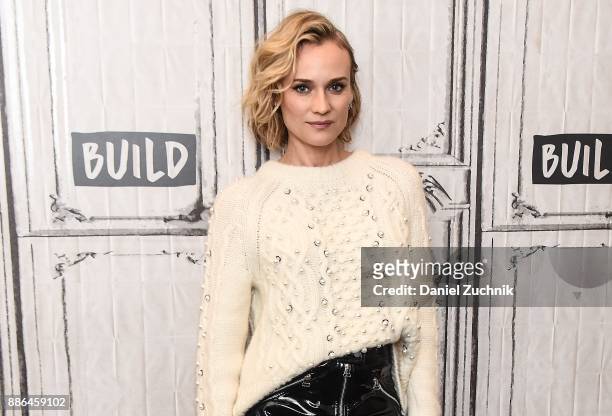 Actress Diane Kruger attends the Build Series to discuss the new film 'In the Fade' at Build Studio on December 5, 2017 in New York City.