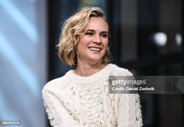 Actress Diane Kruger attends the Build Series to discuss the new film 'In the Fade' at Build Studio on December 5, 2017 in New York City.