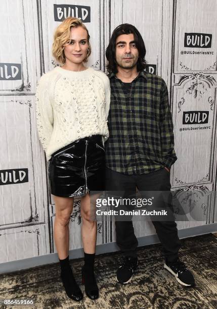 Actress Diane Kruger and director Fatih Akin attend the Build Series to discuss the new film 'In the Fade' at Build Studio on December 5, 2017 in New...