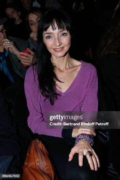 Maria de Medeiros attends the Tribute to Actress Jeanne Moreau at Odeon Theatre on December 4, 2017 in Paris, France.