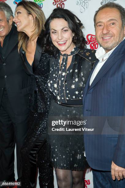 Sabrina Salerno, Lio and Patrick Timsit attend "Stars 80, La Suite" Paris Premiere at L'Olympia on December 5, 2017 in Paris, France.