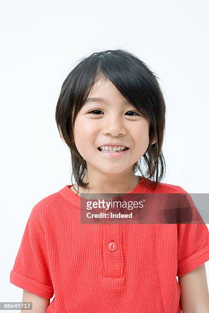 portrait of japanese boy (8-9 years) - 6 7 years - fotografias e filmes do acervo