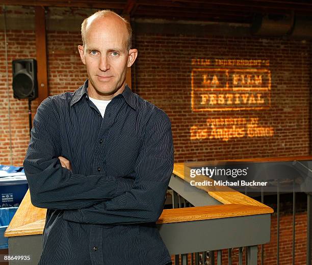 Los Angeles Times entertainment writer John Horn attends the 2009 Los Angeles Film Festival's Lunch Talks at the Zone Perfect Live.Create Lounge on...