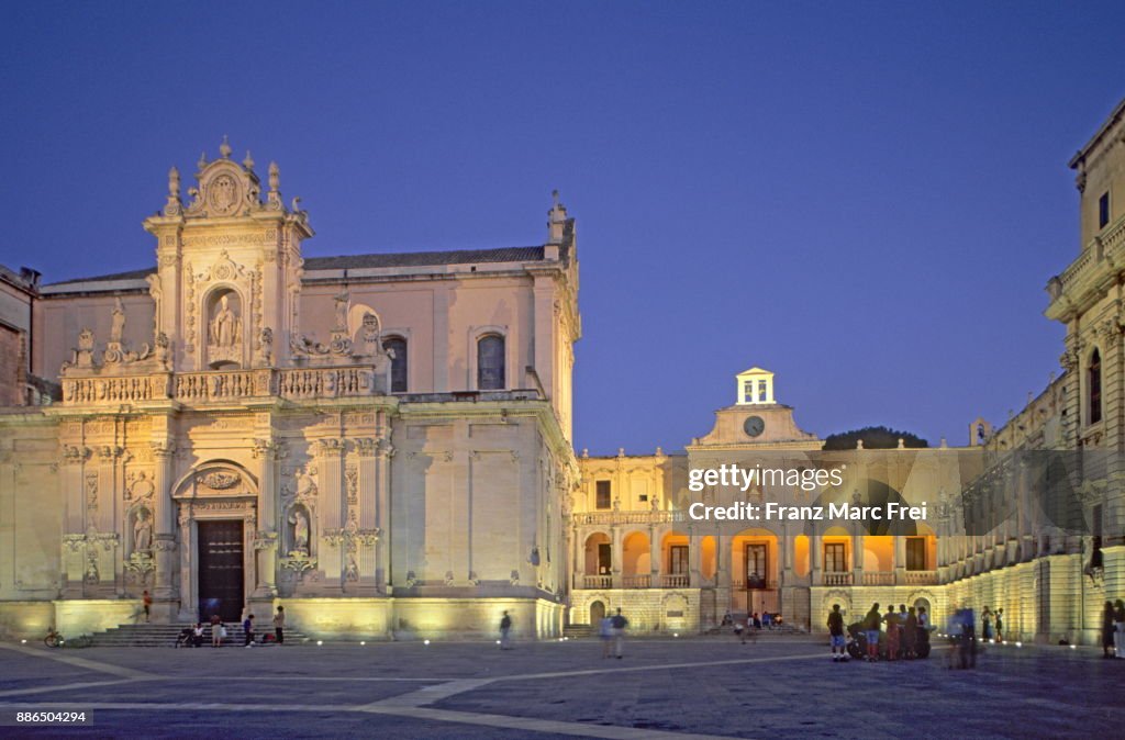 Piazza del Duomo, Lecce, Salento, Apulia, Italy