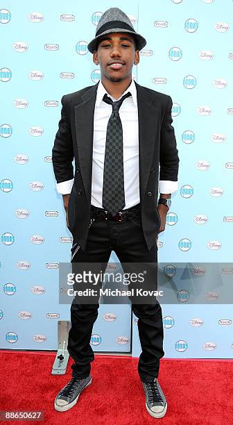 Actor Brandon Mychal Smith arrives at Disney's Back-to-School 2009 Virtual Fashion Show at KABC Soundstage 2 on June 23, 2009 in Glendale, California.