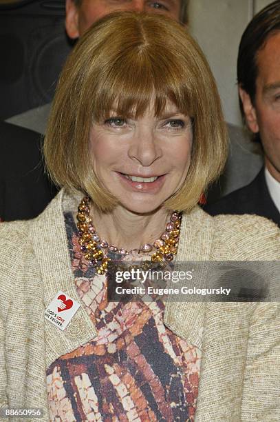 Anna Wintour attends M·A·C AIDS Fund Donates $250,000 to God's Love We Deliver in Honor of Joan Rivers' Win on "Celebrity Apprentice" at the God's...