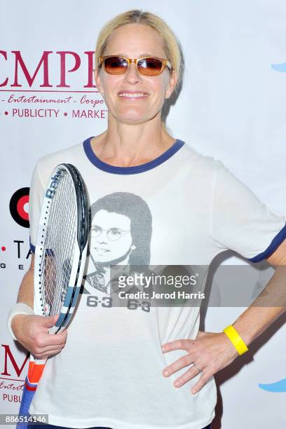 Actress Elisabeth Shue arrives at BaySMASH 1st Annual Pro-Celebrity Tennis Event Benefiting Cancer For College And The UTSA Foundation at Manhattan...