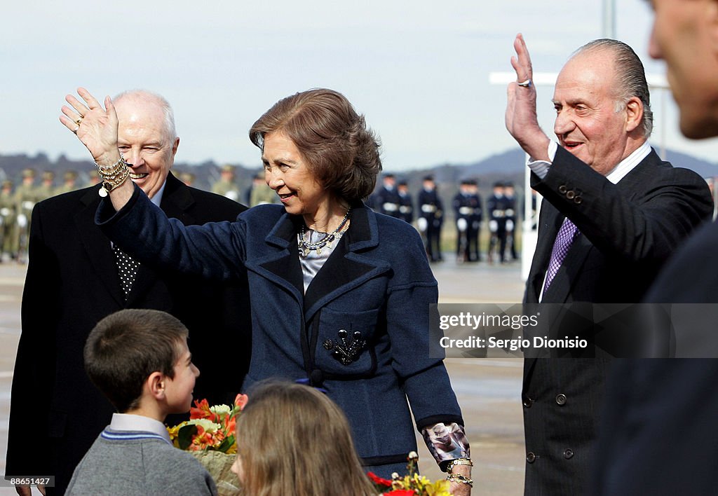 King & Queen Of Spain Visit Australia - Day 1
