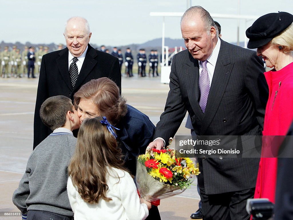 King & Queen Of Spain Visit Australia - Day 1