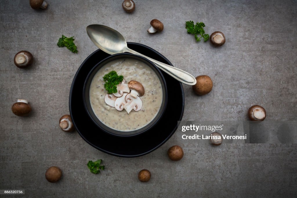 Creme of mushroom soup