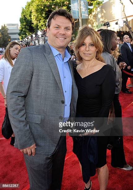 Producer Kevin Misher and screenwriter Ann Biderman arrive at the 2009 Los Angeles Film Festival's and Universal Pictures' premiere of "Public...