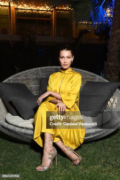 Bella Hadid attends Grand Opening Bulgari Dubai Resort on December 5, 2017 in Dubai, United Arab Emirates.