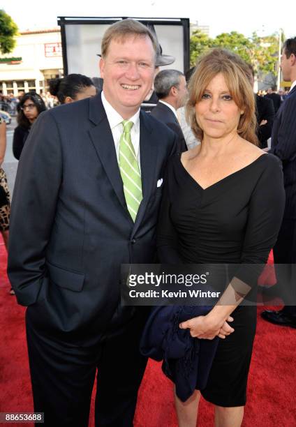 Writer Bryan Burrough and screenwriter Ann Biderman arrive at the 2009 Los Angeles Film Festival's and Universal Pictures' premiere of "Public...