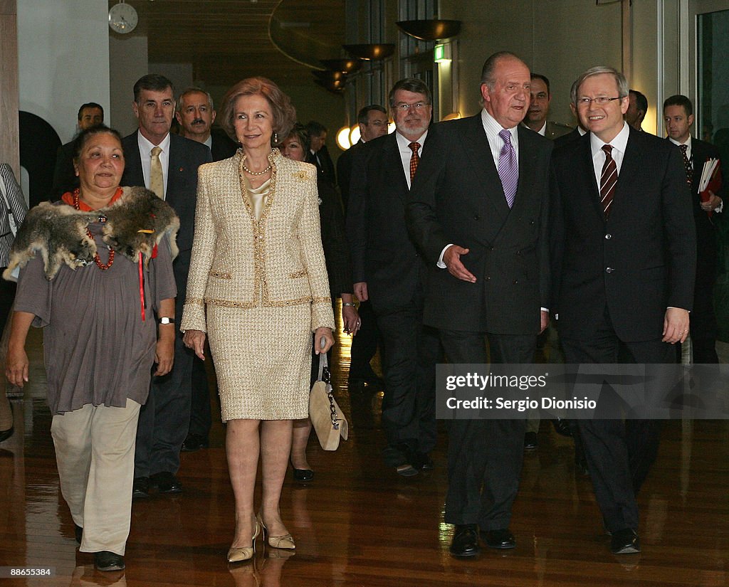 King & Queen Of Spain Visit Australia - Day 1