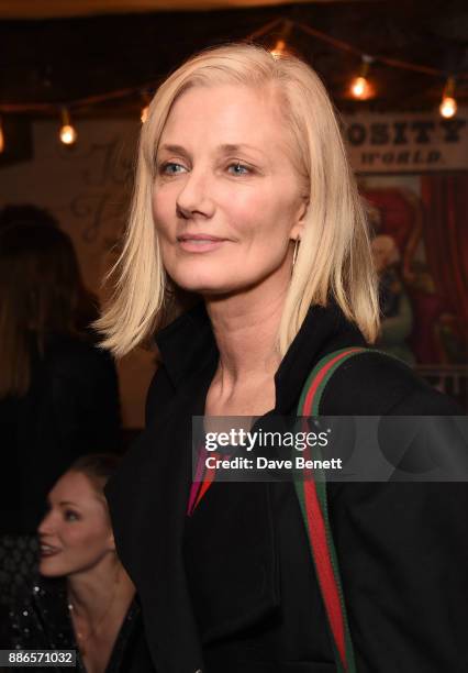 Joely Richardson attends the press night performance of "Barnum" at the Menier Chocolate Factory on December 5, 2017 in London, England.