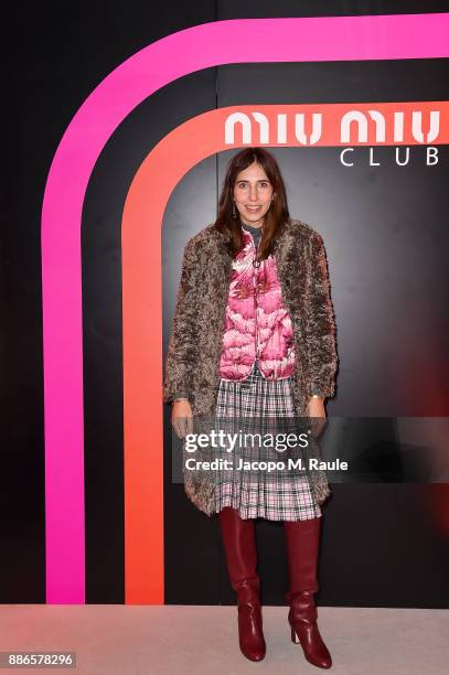 Enrica Ponzellini attends Miu Miu Club Milan on December 5, 2017 in Milan, Italy.