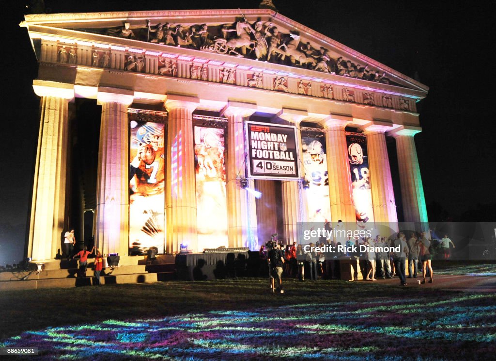 40TH Anniversary Of Monday Night Football Taping - Exteriors