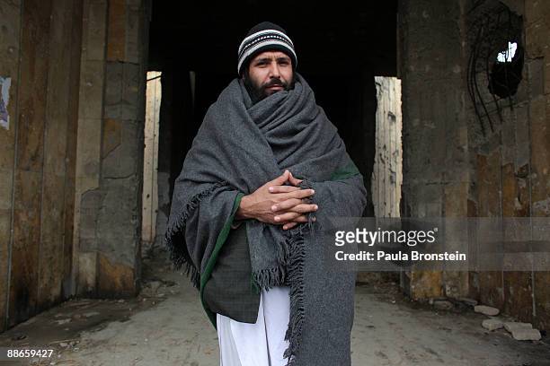 Abdullah Hermat from Mazar, was in Guantanamo Bay prison for 7 years, and is seen here in February 4, 2009 in Kabul, Afghanistan. According to his...