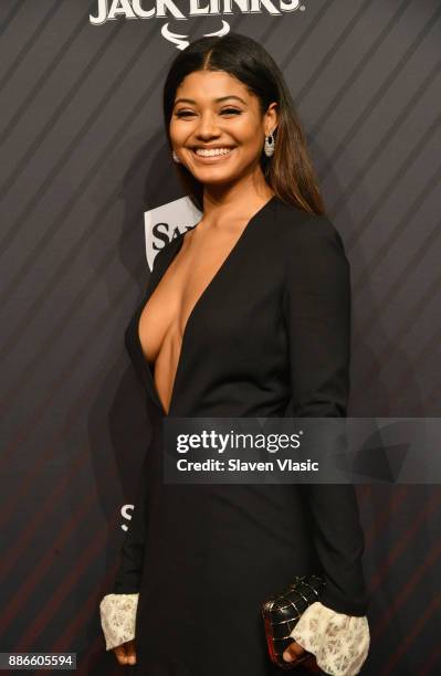 Sports Illustrated Swimsuit model Danielle Herrington attends SPORTS ILLUSTRATED 2017 Sportsperson of the Year Show on December 5, 2017 at Barclays...