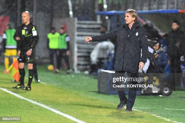 Davide Nicola coach of Crotone during the match of Serie A FC Crotone vs Udinese. Udinese wins 3-0.