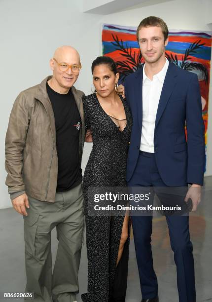 Craig Robbins, Laurie Lynn Stark, and Theo Niarchos attend the opening of the new Chrome Hearts Gallery & Cafe to celebrate their 3-Year Anniversary...