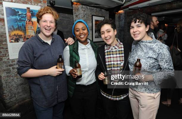 Guests attend the New York + Budweiser Repeal Of Prohibition Celebration at Troy Bar on December 5, 2017 in New York City.