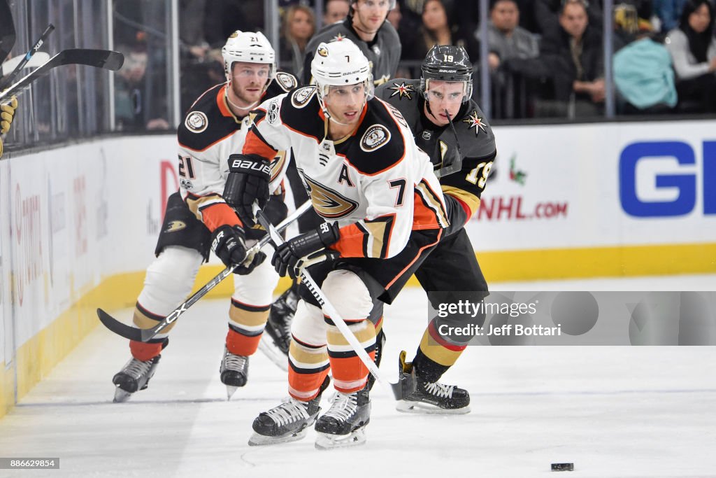 Anaheim Ducks v Vegas Golden Knights