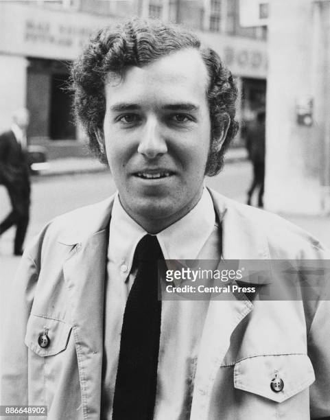 British activist and President of the Young Liberals Peter Hain, during his court appearance in London for disrupting several sporting events with...