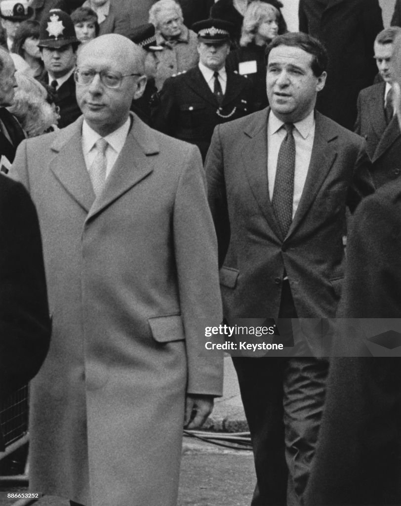 Gerald Kaufman And Leon Brittan