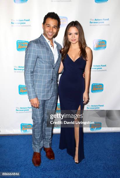 Actor Corbin Bleu and actress Sasha Clements attend The Actors Fund's 2017 Looking Ahead Awards honoring the youth cast of NBC's "This Is Us" at...