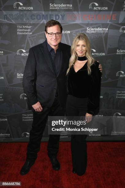 Bob Saget and Kelly Rizzo attend the Scleroderma Research Foundation's 30th Anniversary Cool Comedy - Hot Cuisine at Caroline's Comedy Club on...