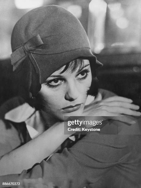Italian-Tunisian actress Claudia Cardinale stars in the film 'Senilità', aka 'Careless', from the novel by Italo Svevo, Italy, 12th January 1962.