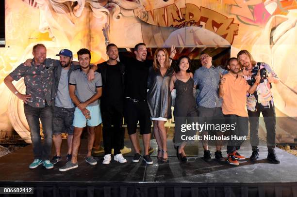 Fin Bac, 2SHY, Artist group Bordalo II, Tristan Eaton, Goldman Properties CEO Jessica Goldman Srebnick, Audrey Kawasaki, Joe Iurato, Pro176, and Seth...