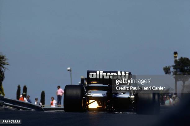 Elio de Angelis, Brabham-BMW BT55, Grand Prix of Monaco, Circuit de Monaco, 11 May 1986.