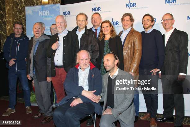 Group shot with Guenter Kuetemeyer, Peter Heinrich Brix, Guenter Kuetemeyer, Axel Olsson, Hans Kahlert, Uwe Rohde, Juergen Uter, Sven Walser and...