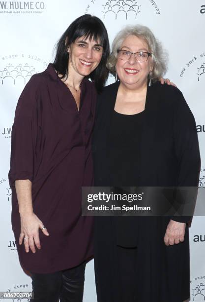 Stage director Leigh Silverman and actress Jayne Houdyshell attend the 2017 New York Stage and Film Winter Gala at Pier Sixty at Chelsea Piers on...